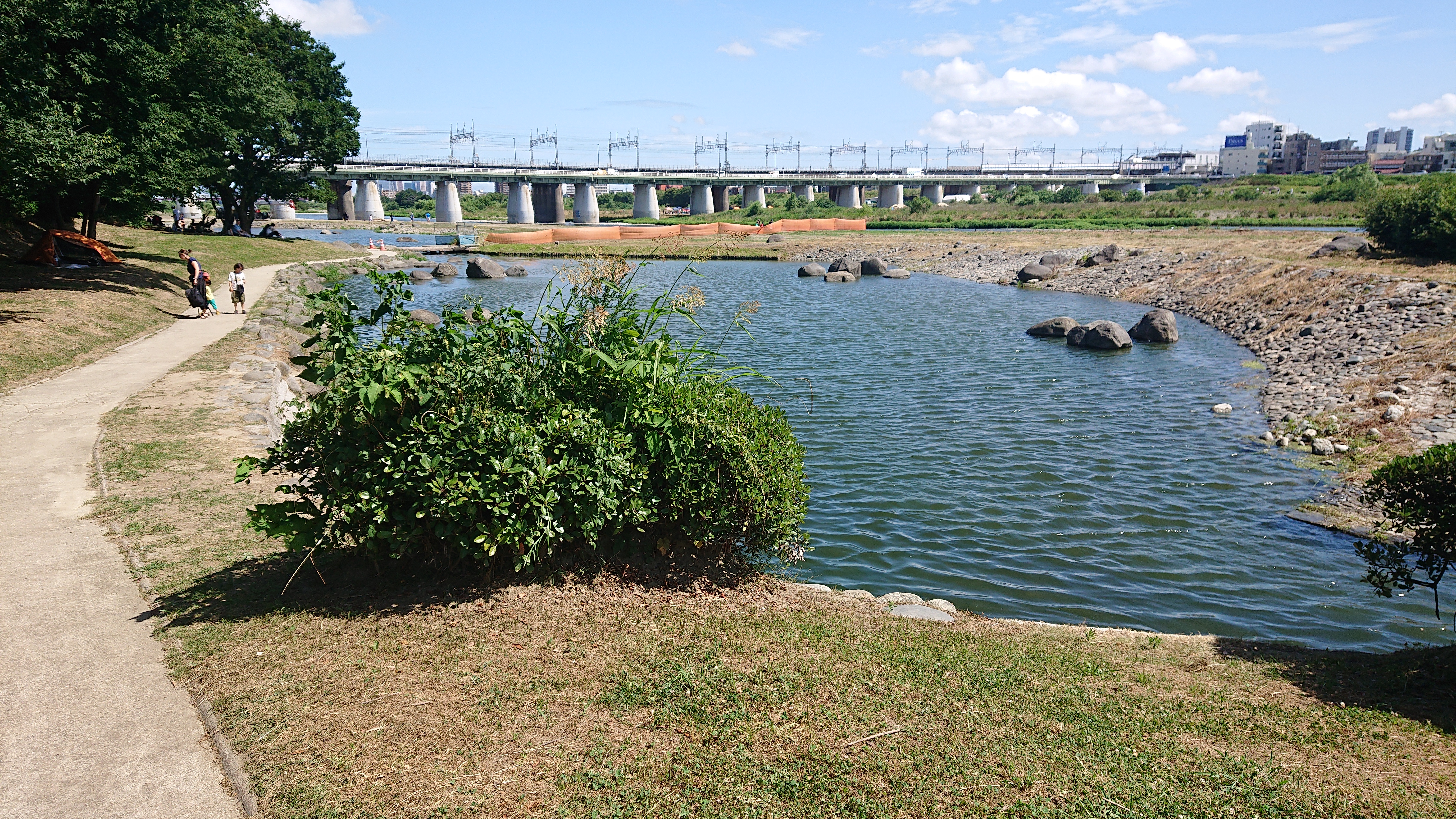 二子玉川：多摩川沿いサイクリングロード