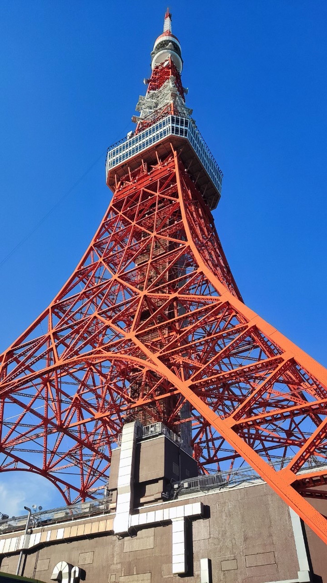 近くの東京タワー