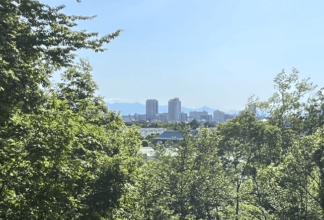 浅間山公園からの風景